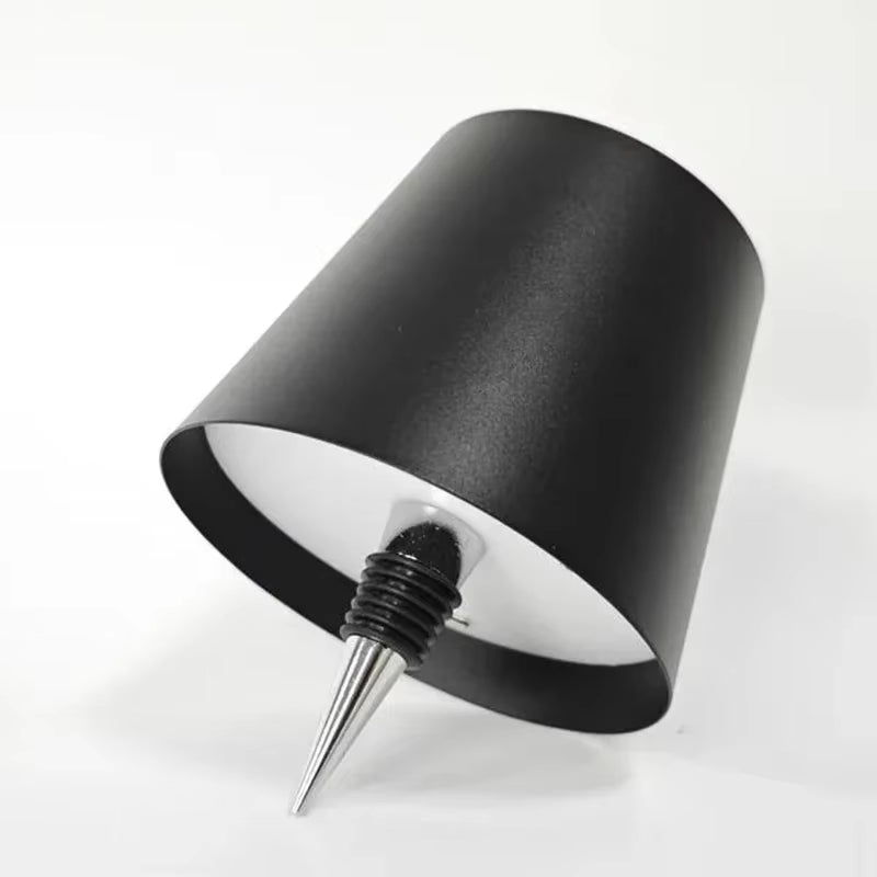 Wireless Bottle Table Lamp Touch Control of 3 Colors and Stepless Dimming Night Lamp Suitable for Bar Wine Bottles Desk Lights